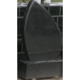 Памятник ритуальная черный  Арка-А9 110х50х8 - Фото