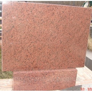 Памятник Стелла красный 100х50х8
