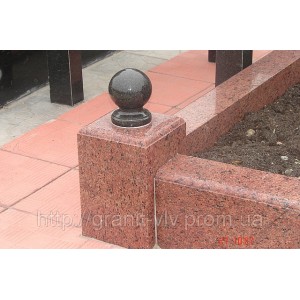 Памятник Стелла красный 95х45х8