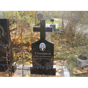 Крест установка гранитный  90х45х8 №2