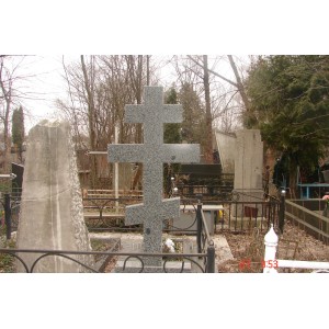 Крест гранитный на могилу 95х45х8 №6
