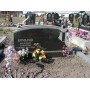 Крест установка гранитный  90х45х8 №2